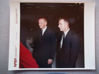 Vintage Red Gemini 8 Crew - Armstrong/scott In Suits