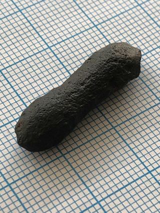 Australite 59: Australian Tektite From Meteorite Impact,  Dumbbell 2.  0g
