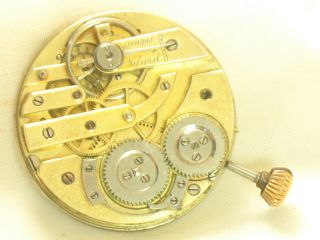Possible Early Wolves Teeth Patek Philippe Antique Pocket Watch Movement