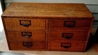 Antique Oak Globe Wernicke Letter File Cabinet