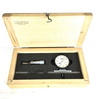 Vintage Ames Co 282.  001 " Dial Indicator Machinist Tool Waltham Mass.  U.  S.  A