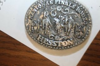 Collectors 1989 Hesston National Finals Rodeo Limited Edition Belt Buckle