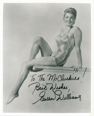 Esther Williams - Glossy Signed Photograph