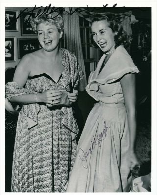 Janet Leigh & Shelley Winters - Signed Photograph