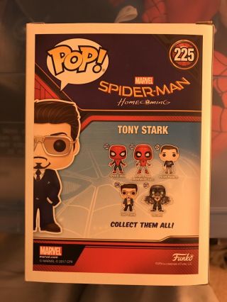 Funko Pop Spider - Man Homecoming Tony Stark 2017 Summer Convention Exclusive 3