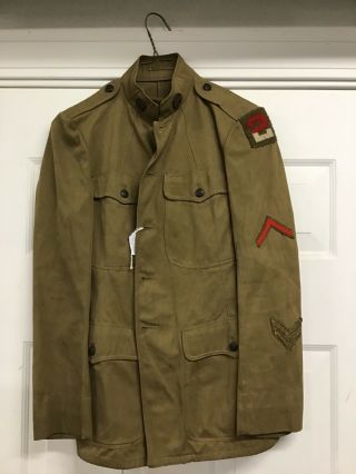 World War One U.  S.  Army Doughboy Summer Uniform Tunic With Breeches 2nd Army