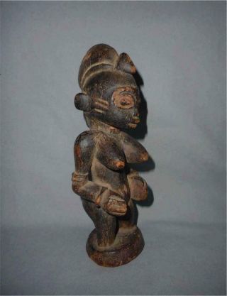 Antique Ivory Coast Top Very High Aged Senufo Tribe Wood Female Spirit Figure