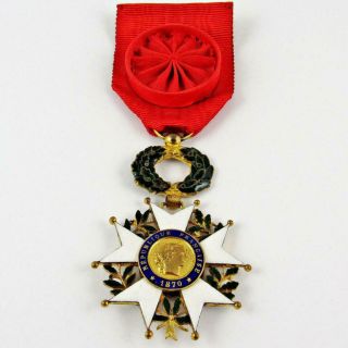 Vintage 1870 - 1950 French Order Legion Of Honour Officer 