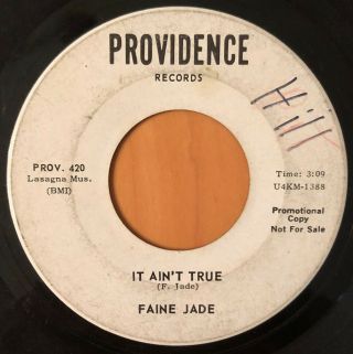 PSYCH 45 JAINE JADE Love On A Candy Apple Day / It Ain ' t True PROVIDENCE PROMO 2
