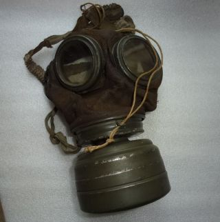 German Pre Wwii Ww2 Reichswehr Early Gas Mask Königsberg Rare