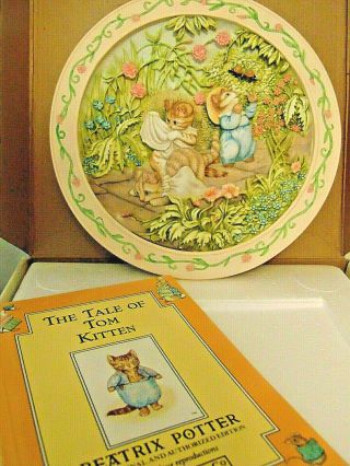 Davenport Boxed Beatrix Potter Set The Tale Of Tom Kitten Book & Plate