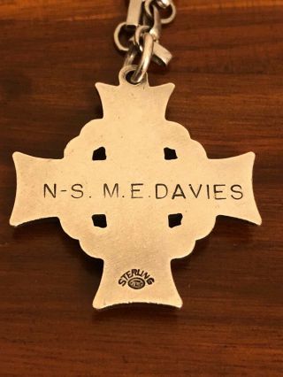 Rare Ww1 Memorial Cross Medal To Nursing Sister M.  E Davies - Canadian Nurse