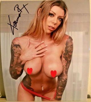 Karma Rx Hot Porn Star - Adult Model Signed Autographed Sexy 8x10 Photo Rare