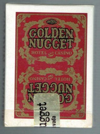 Golden Nugget Casino Las Vegas Deck Of Playing Cards