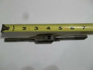Vintage Gtd No.  0 Adjustable Tap Handle Wrench Machinist Tool 7 " Long