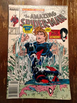 The Spider - Man 315,  316,  317,  Venom,  Mcfarlane,  Marvel Comics 1989
