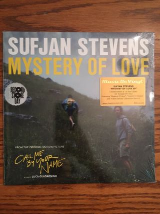 Sufjan Stevens - Mystery Of Love Ep Clear Vinyl Call Me By Your Name Rsd 6800/