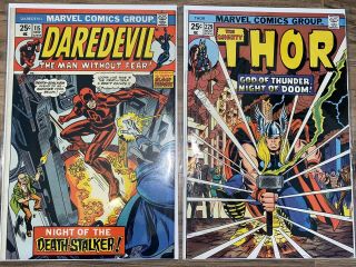 Daredevil 115 Thor 229 Mid - Keys Wolverine Ads Predate Hulk 181 