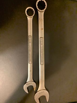 Large Vintage Craftsman V^ Series Wrenches 1 - 5/16 1 - 1/16