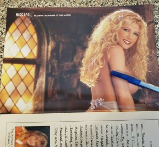 Playboy Playmate Brande Roderick Signed Autographed Centerfold Miss April 2000