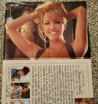 Playboy Playmate Shannon Stewart Signed Autographed Centerfold Miss June 2000