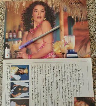 Playboy Playmate Christina Santiago Signed Autographed Centerfold Miss Aug 2002