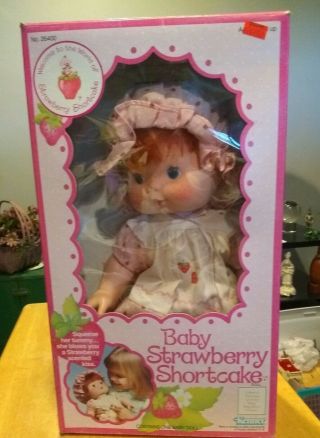 1982 Kenner Baby Strawberry Shortcake Doll In The Box