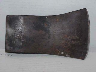 Vintage Vaughan Axe Head About 4 - 3/4 " Wide,  7 1/2 " Long 4 Lbs.