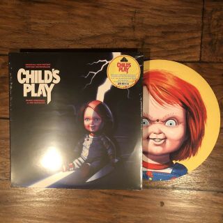 Child’s Play 1988 Vinyl Renzetti Waxwork Ost Soundtrack Subscriber Rare Slipmat