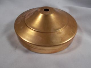 Vintage 5 Inch Brass Spacer Vase Cap Heat Cap Electric Table Lamp Shade