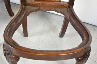 Set of 8 Queen Anne English Mahogany Dining Chairs 2 Arms 6 Singles 2