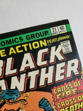 Jungle Action 21 Black Panther vs the KKK 1976 - Great Cover 3
