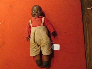 Rare Vintage 12 Inch Black Americana Doll African American