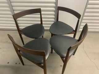 Hans Olson For Frem Rojle Set Of 4 Roundette Chairs