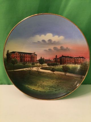 Vintage Sweet Briar College,  Va,  6 " Hand - Painted Plate,  Jonroth Studios Germany