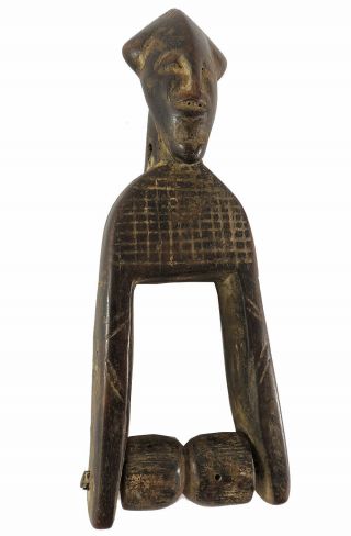 Baule Figural Heddle Pulley Ivory Coast African Art Was $45.  00