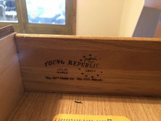 Young Republic Tell City Maple Dry Sink 3