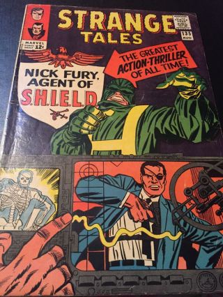 Strange Tales 135 (aug 1965,  Marvel) First Nick Fury,  Dr.  Strange Stan Lee/kirby