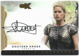2019 Cryptozoic Czx Heroes/villains Doutzen Kroes Auto/autograph Dk - V /300