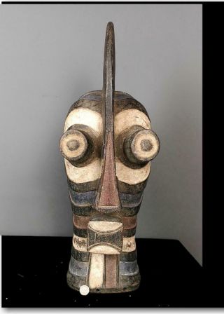Outstanding Tribal Large Songye Kifwebe Mask - - Congo