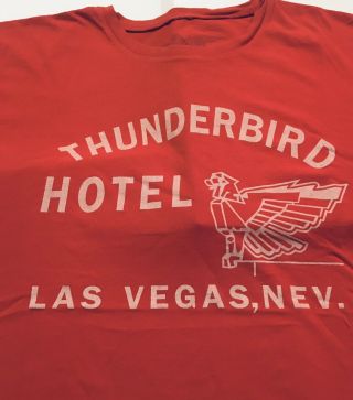 Thunderbird Hotel Shirt Xl Rare No Mas Las Vegas Casino No Mas Nyc