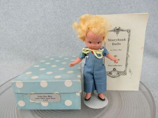 Vintage Nancy Ann Storybook Doll Judy Ann Little Boy Blue Bisque Doll W Box 115