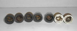 7 Antique Screw In Converter Light Bulb Base To Candelabra Mogul Adapter 75w