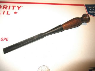 Vintage Unknown Maker 1/2 " Wood Chisel Good 8 5/8 " Long U.  S.  A.