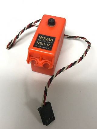 Vintage Novak Electronics Nes - 1a Servo Made In The Usa Rc10 Rc12