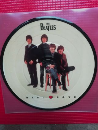 The Beatles Real Love 7 " Pic Disc Unplayed