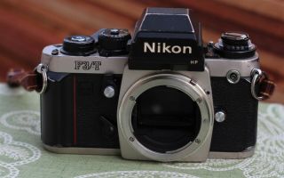 Nikon F3/T HP 35mm Film Camera Body Vintage Photography Body Only w/ Brown Strap 2