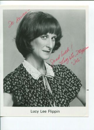 Lucy Lee Flippin Flashdance Little House On The Prairie Signed Autograph Photo
