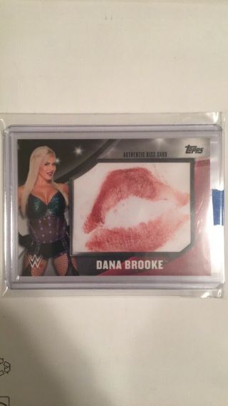 Dana Brooke 2016 Topps Wwe Divas Kiss Card 44/99 Wrestling Women’s Division
