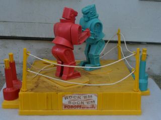 Vintage Rock’em Sock’em Robots By Marx